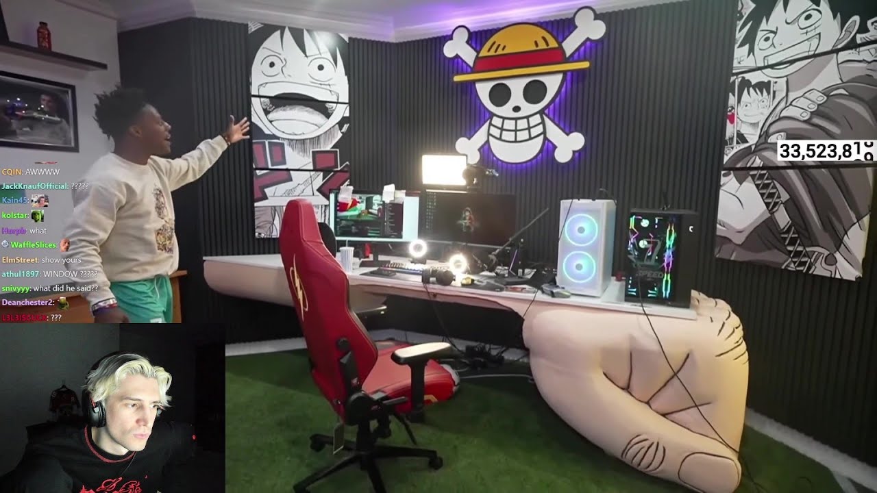 xQc Reacts to iShowSpeed's $100K New Stream Setup