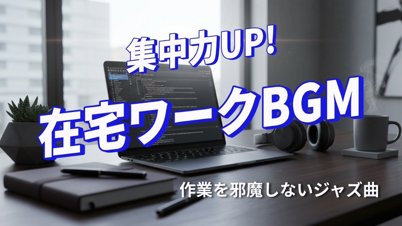 大人の在宅ワークBGM｜ちょうどいいジャズで集中時間をサポート｜Relaxing Jazz for Home Office
