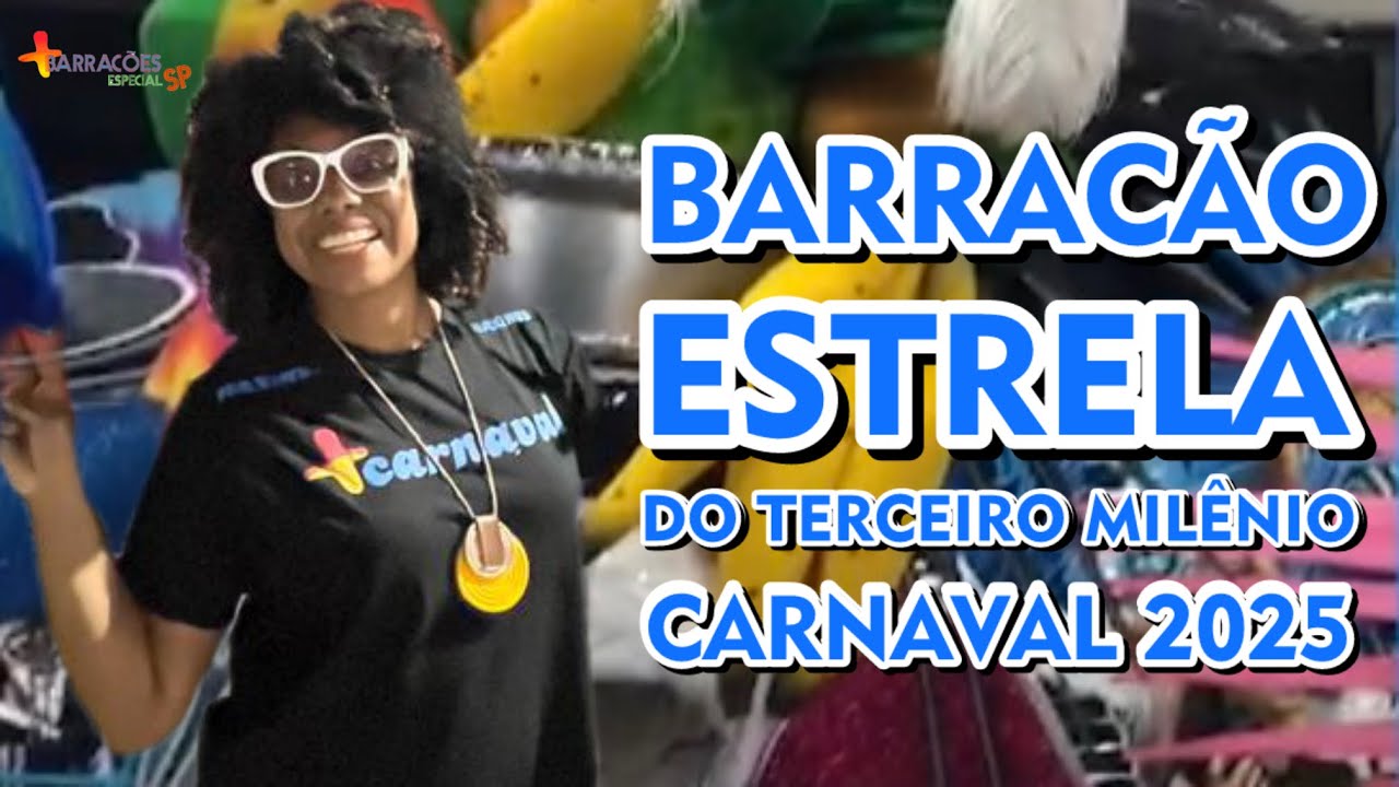 🏳‍🌈 Barracão da Estrela do Terceiro Milênio para o Carnaval 2025
