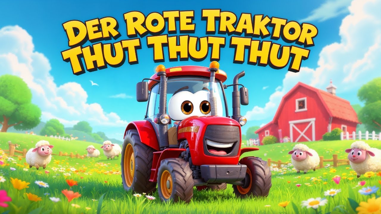 Der Rote Traktor &ndash; Tut Tut Tut! Das lustigste Traktor-Lied f&uuml;r Kinder!