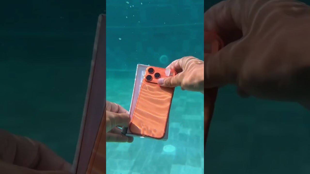 iphone 17 pro max water 💧 test  #iphone17promax #watertest #apple