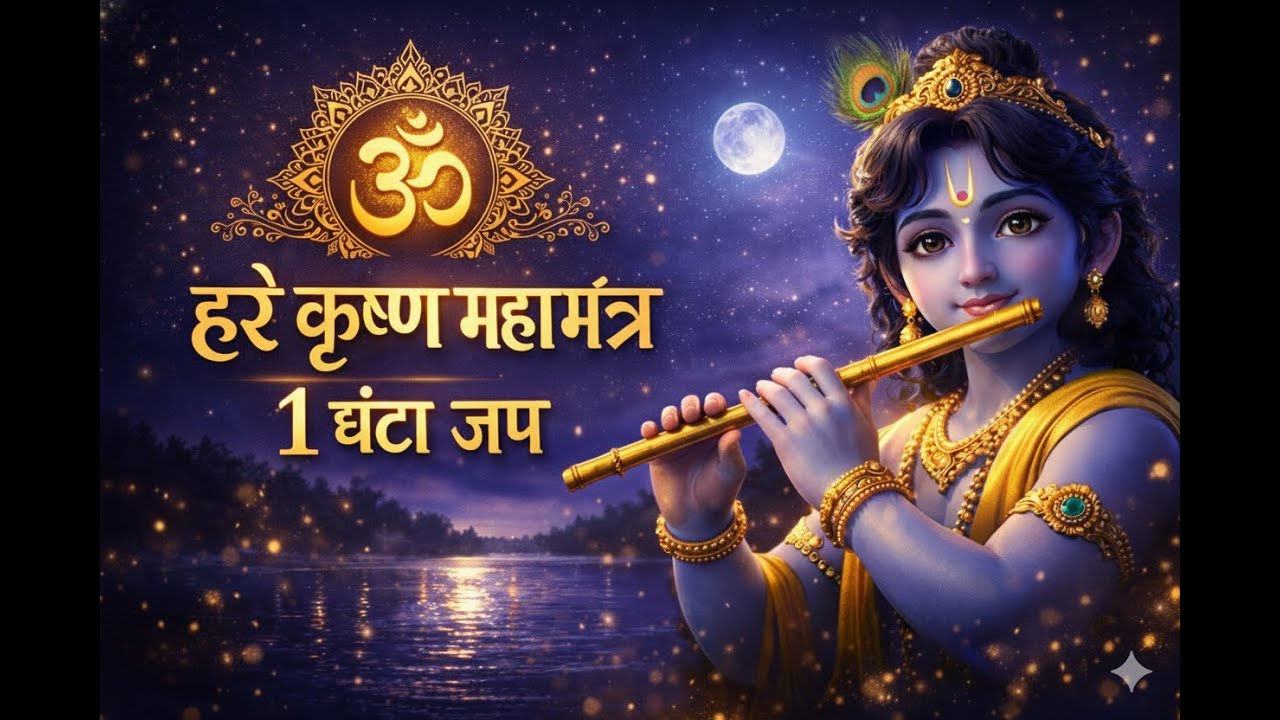 हरे कृष्ण महामंत्र | Shree Krishna Mahamantra Live Bhajan