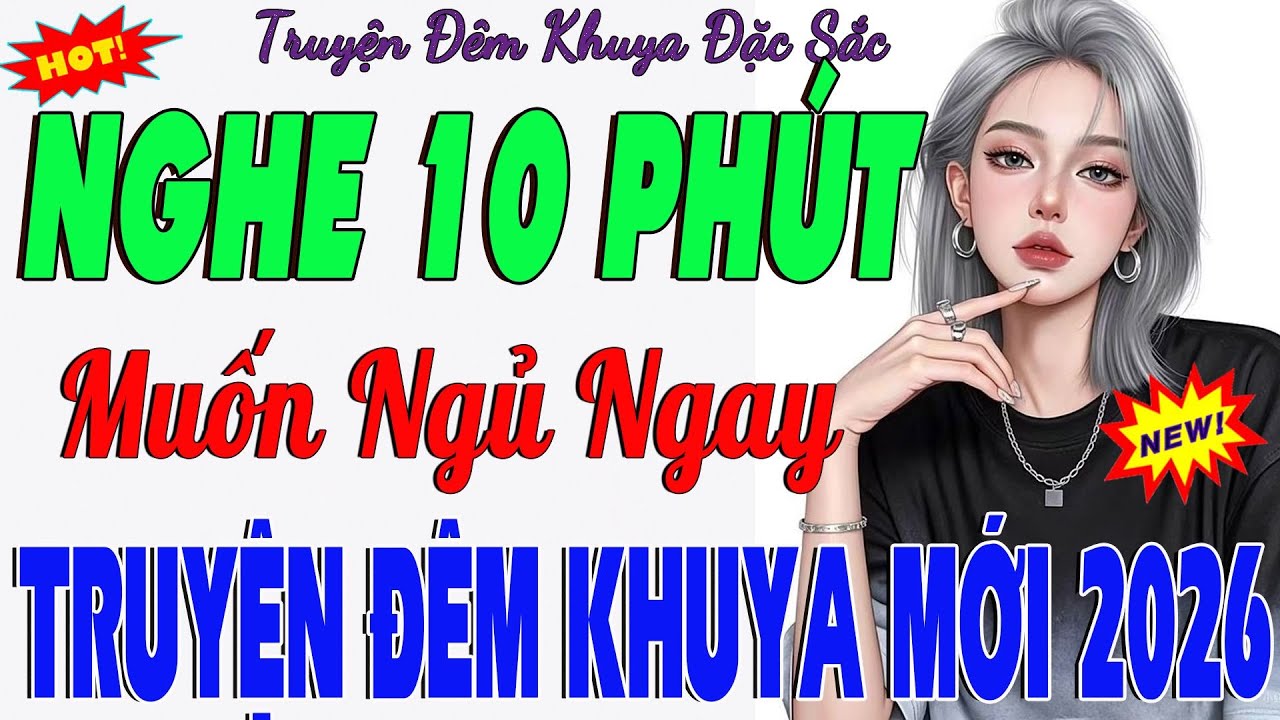 10 Phút Truyện Đêm Khuya | Giọng Đọc Êm Dịu – Nghe Là Muốn Ngủ Ngay