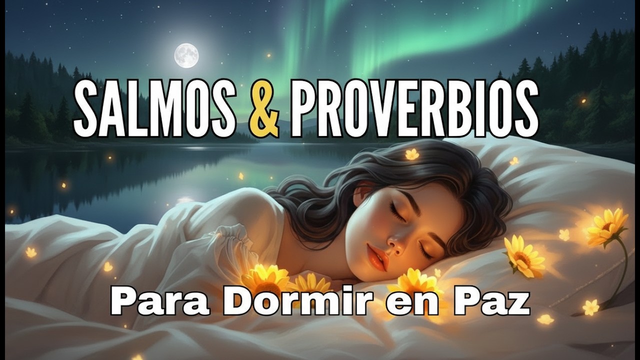 Salmos y Proverbios para Dormir en Paz | Biblia Hablada + Reflexiones con Sonido de Piano