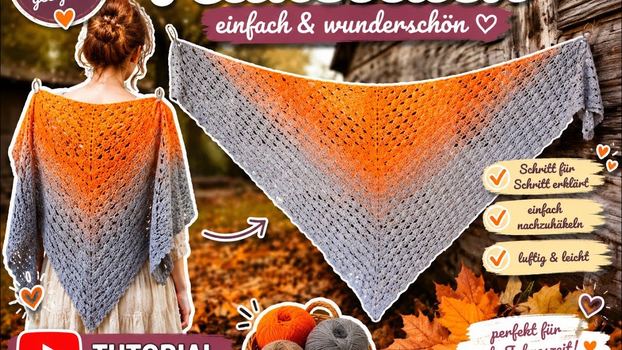 #156 Tuch Timmy häkeln / Anleitung / Kathrinchen Kirschblüte / Unikathies Bobbel Tutorial