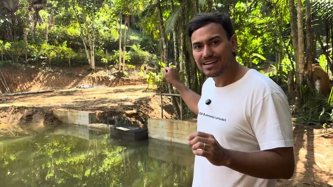 O LAGO FICOU PRONTO! DETALHES DE COMO FICOU!