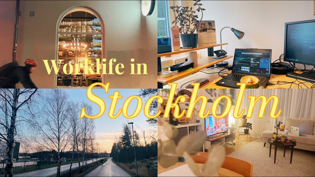 Life in Stockholm Vlog ｜Work life balance in the winter ｜ Why do I move to Sweden?