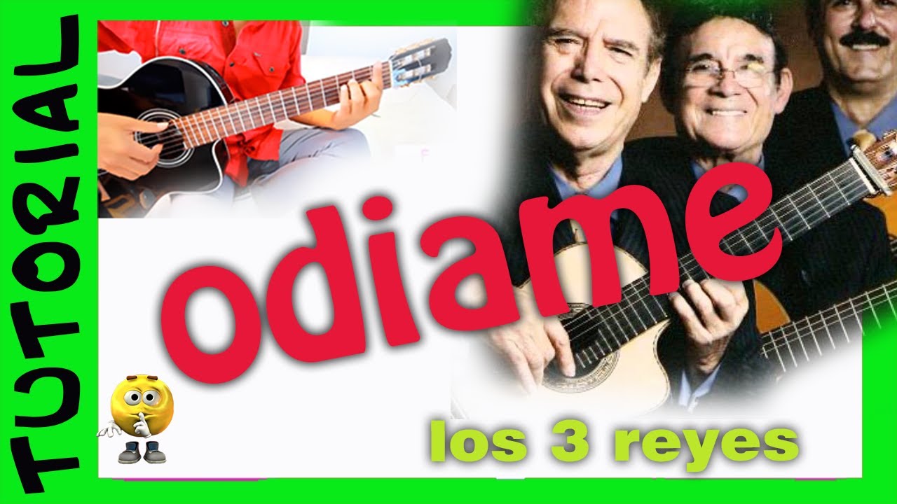ODIAME | GUITARRA tutorial | intro | LOS TRES REYES requinto