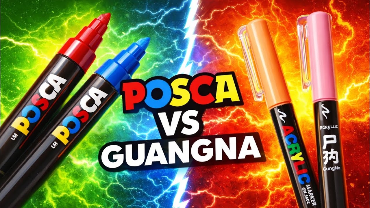 J’ai testé Guangna face à Posca… Un concurrent sérieux ?