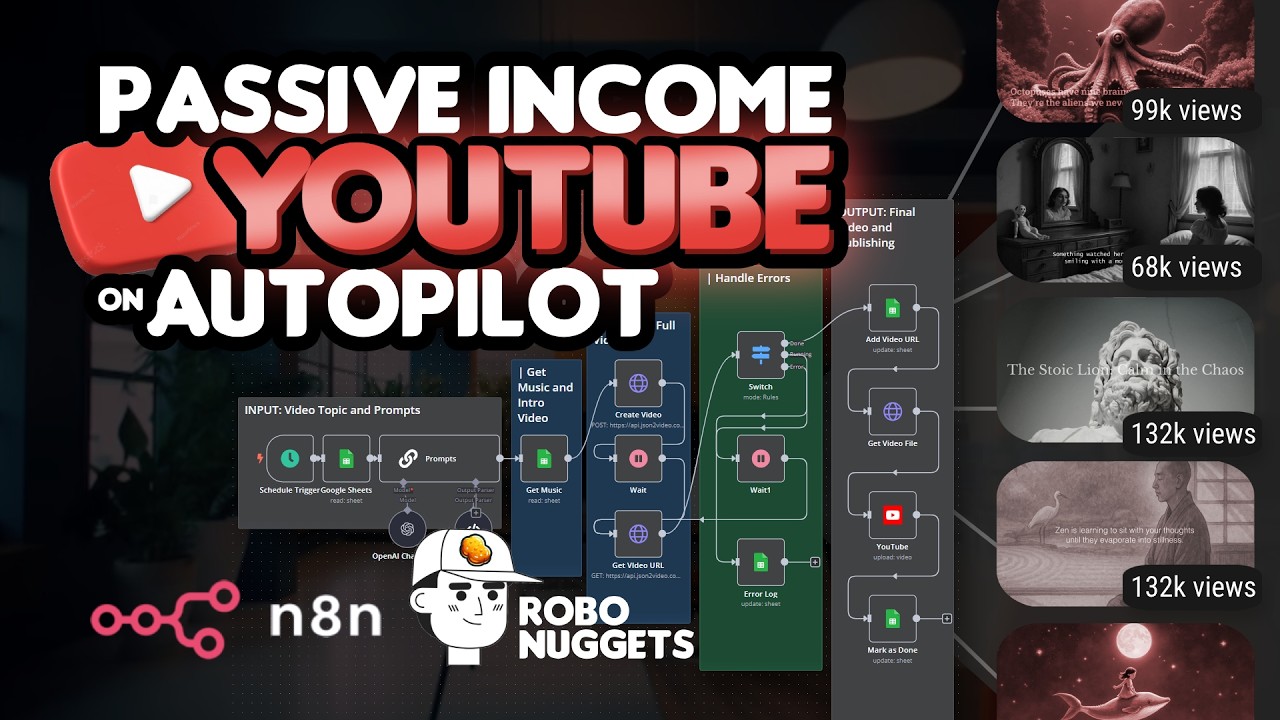 Эта система искусственного интеллекта создает длинные видео для YouTube каждый час (руководство п...