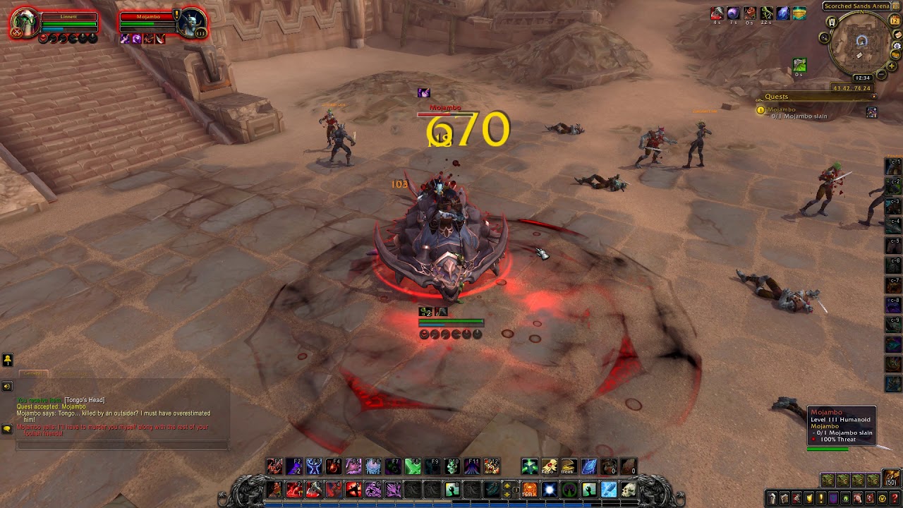 Mojambo Quest ID 51668 Playthrough WoW