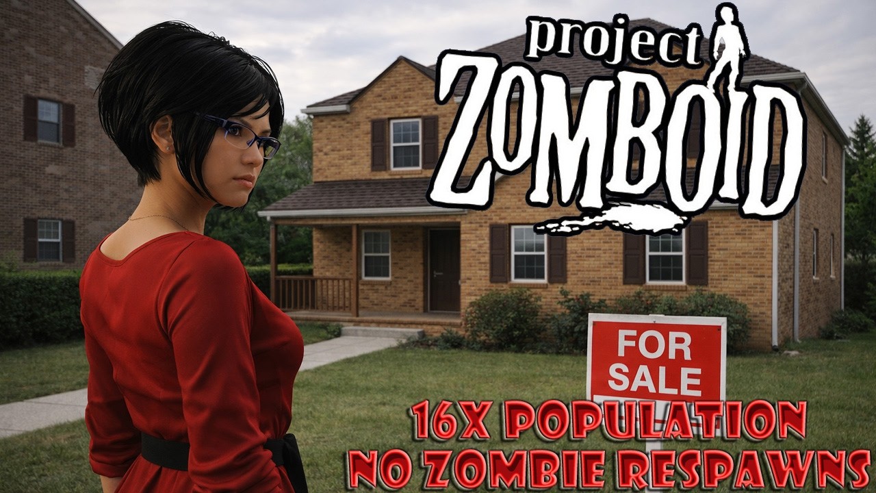 Project Zomboid 16x Population, No Zombie Respawn [Velvet's Run/Making a Home]