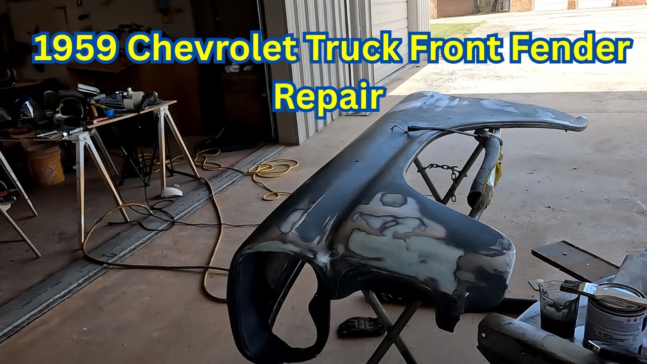 1959 Chevrolet Truck Fender Repair