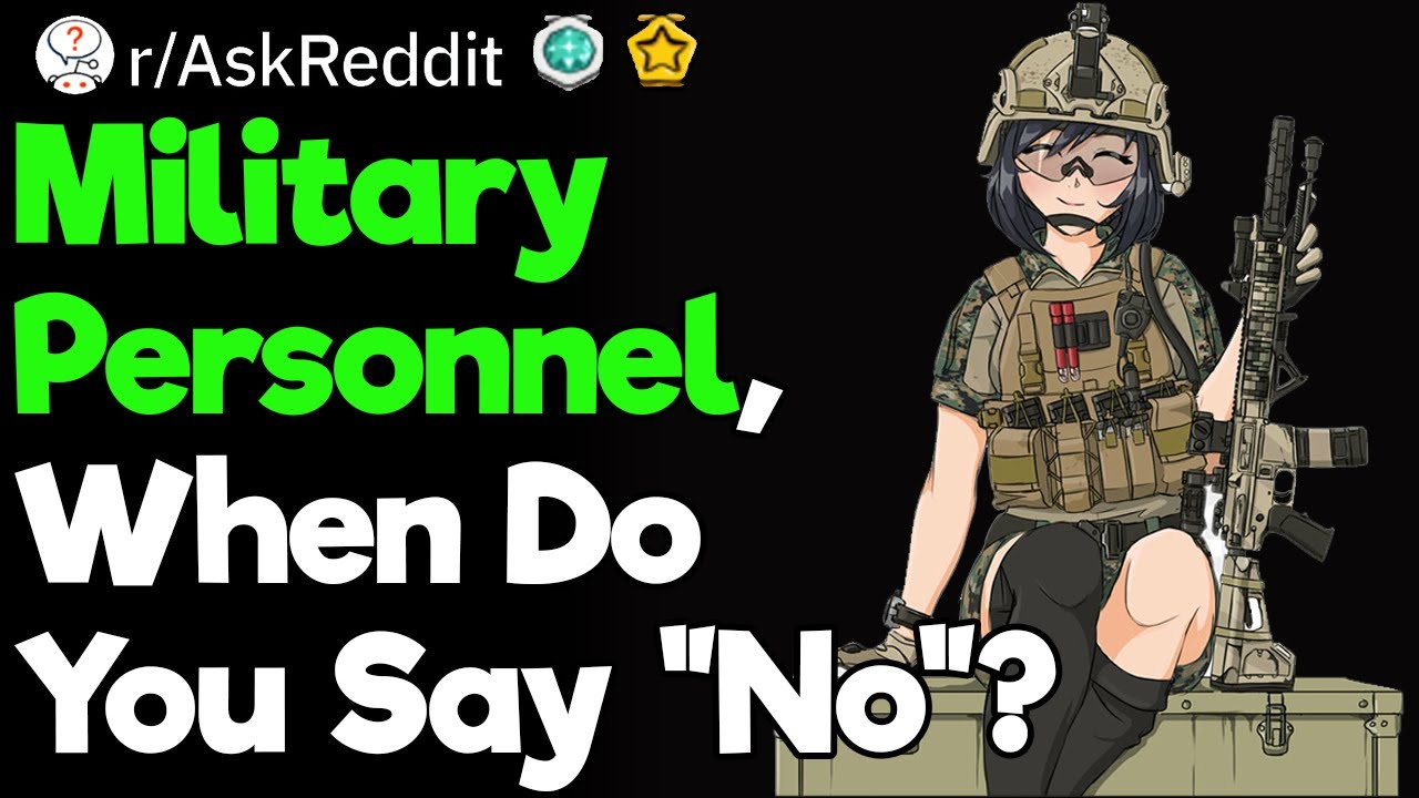 Soldiers, When Do You Say NO?