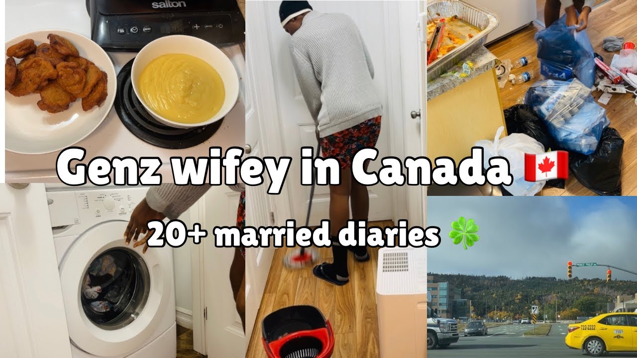 Жизнь в Канаде 🇨🇦 | Генеральная уборка после вечеринки 🧹 | Стирка белья | Домашняя кухня 🥘 | ​​Ви...