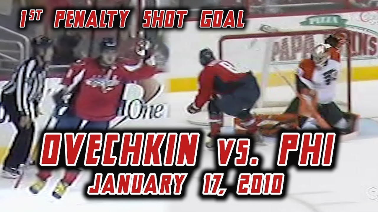 Ovechkin Scores His 1st Penalty Shot Goal (1/17/2010)