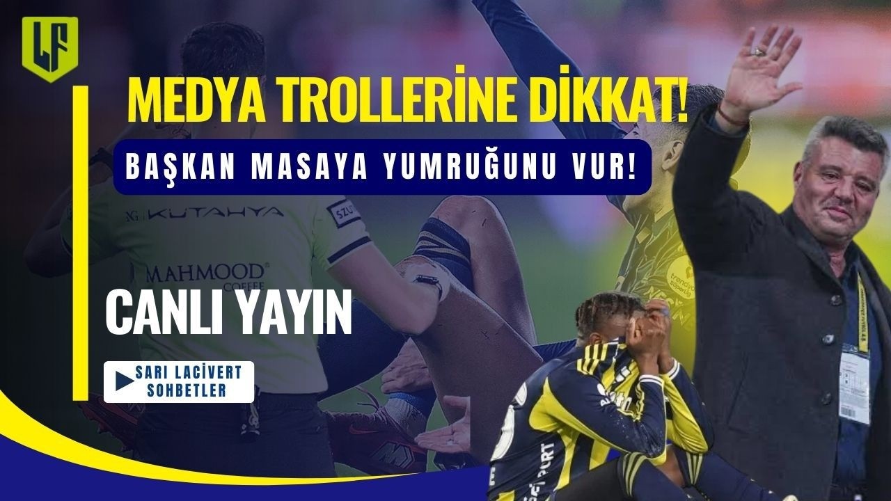 BAŞKAN ARTIK MASAYA YUMRUĞUNU VUR! I MEDYA TROLLERİNE DİKKAT! #fenerbahçe #tedesco #sadettinsaran