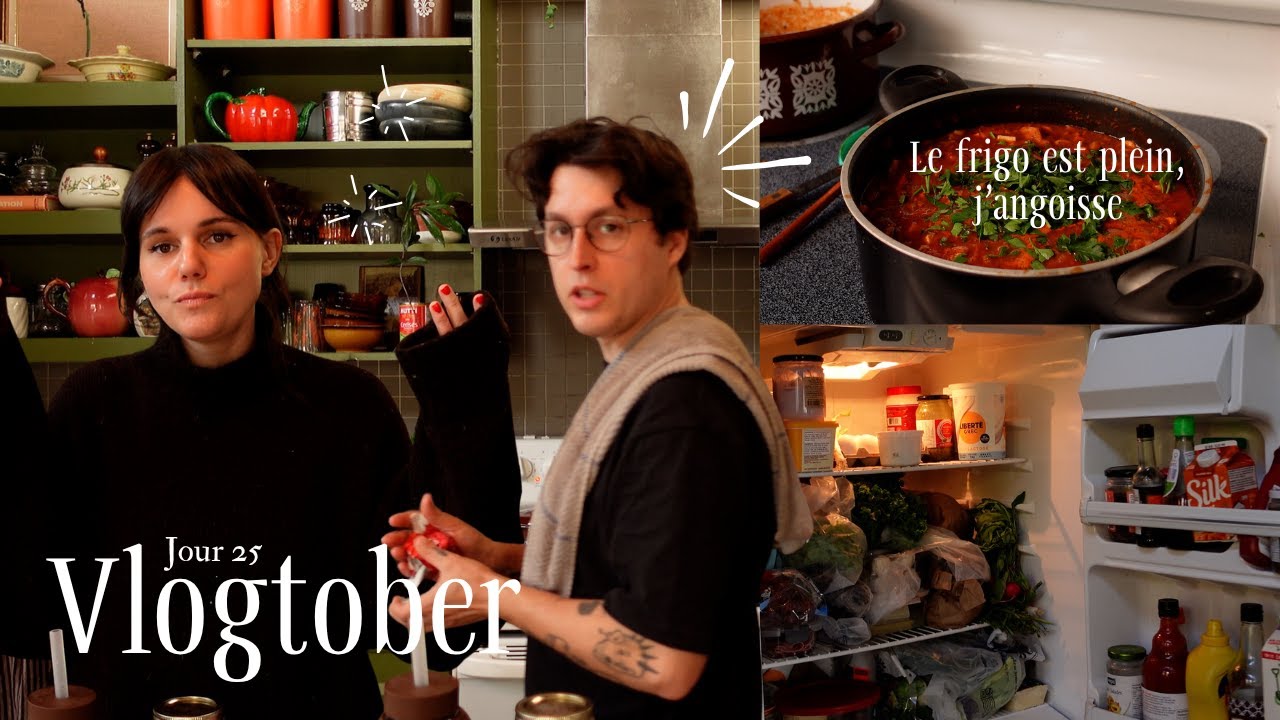on cuisine tout ce qu'il y a dans le frigo 🧅✨🥫 ft. @Alexandre0Forest | vlogtober jour 25