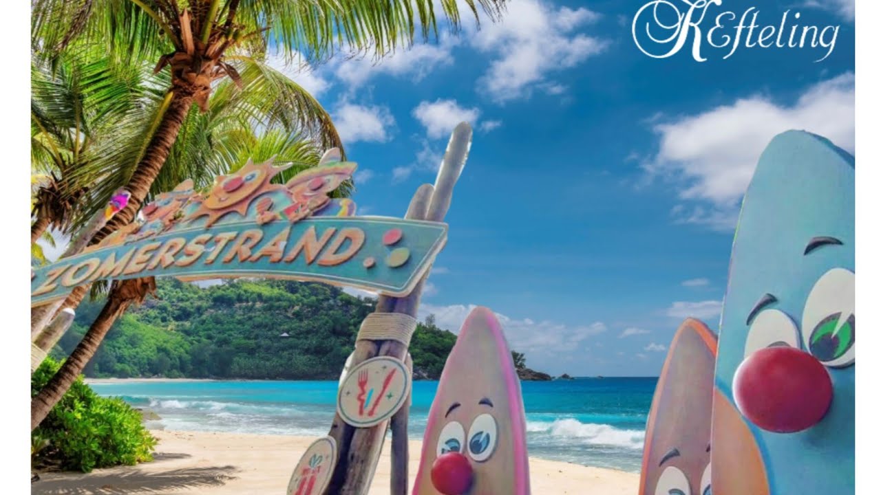het zomer strand + nieuwe parkshow Jokie en Jet op het zomerstrand.