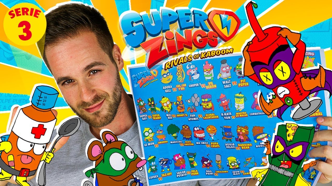 IMAGINANDO SuperZings Series 3 | Mega UNBOXING SuperZings en Pe Toys