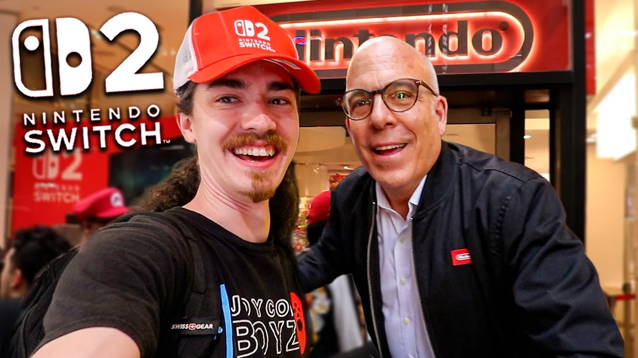 The Switch 2 Midnight Launch EXPERIENCE at Nintendo NY store!