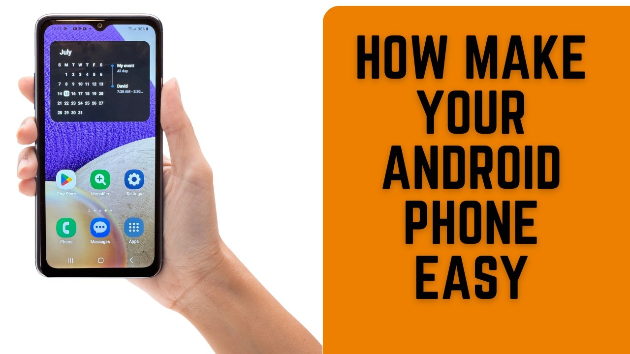 Seniors, make your android phone easy to use! top 10 Tips for seniors)