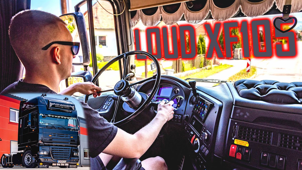 LOUD TURBO SOUND: DAF XF 105.510 DKP // *City & Uphill Drive*