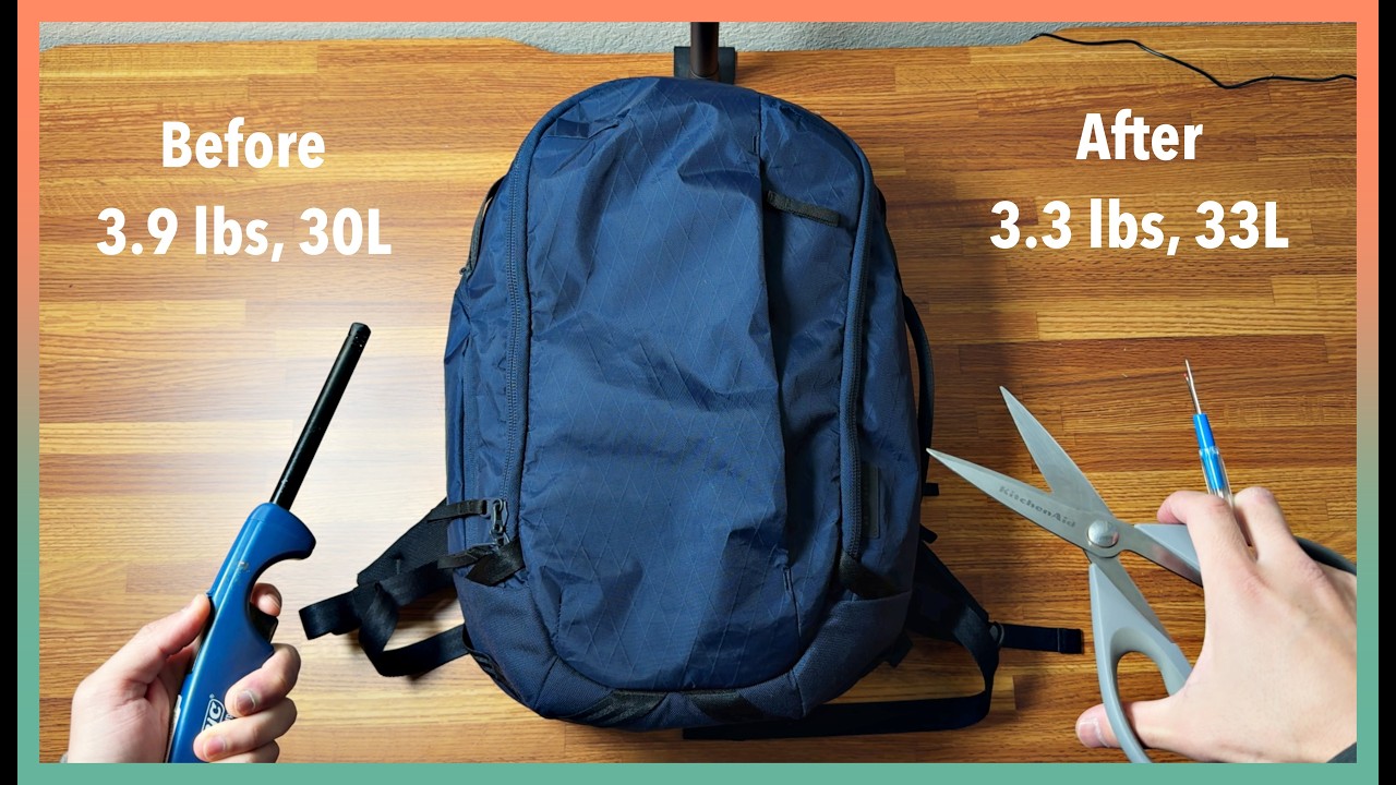 Модификация (переделка) моего дорожного рюкзака Able Carry Max — как, почему и жалею ли я об этом?