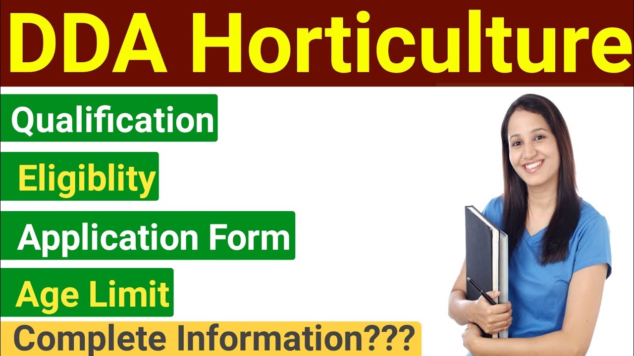 DDA SO Horticulture Complete Information, DDA SO Horticulture Exam Syllabus, SO Horticulture Exam,