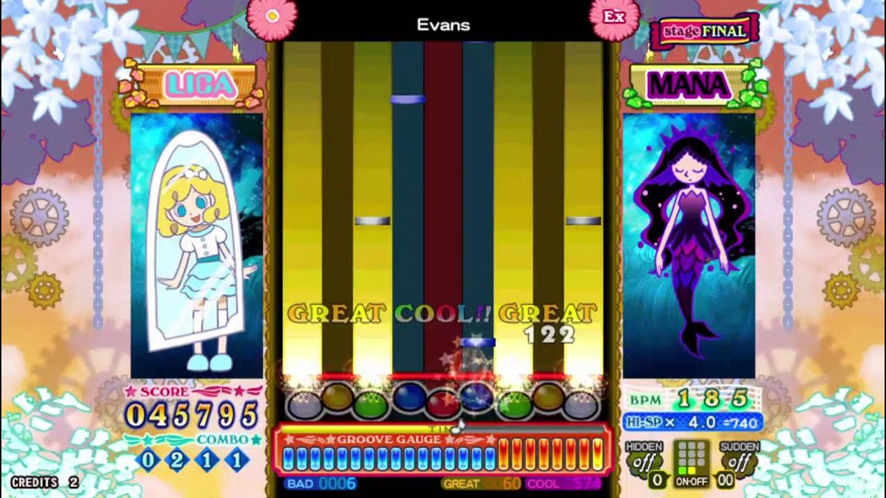 [Pop'n Music éclale] Evans(HARD RENAISSANCE 2) EX