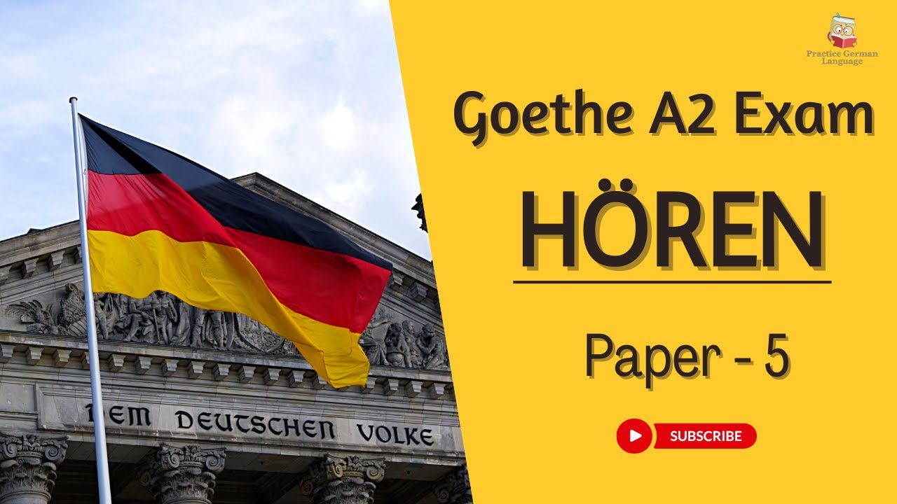Goethe Zertifikat A2 Hören Modelltest l Paper - 5 l 