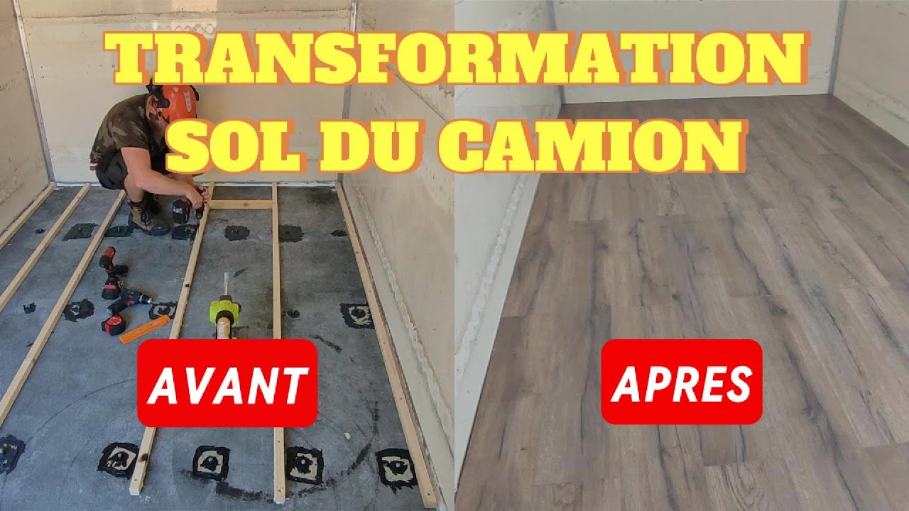 4# 🔥🚛 Transformation du sol du Camion d'Expédition 🚛🔥😍#camion4x4 #camionexpedition #iveco #parquet 