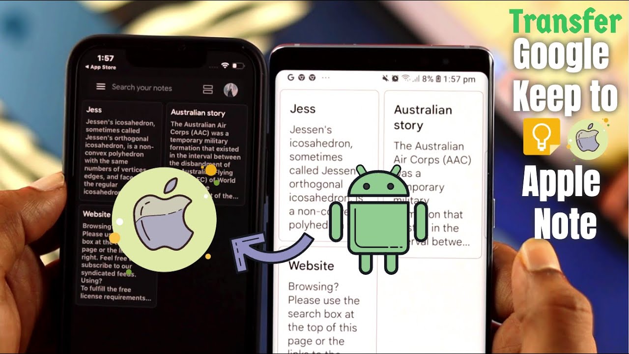 Как перенести заметки Google Keep на iPhone! [Перенести заметки из Keep в заметки iOS]