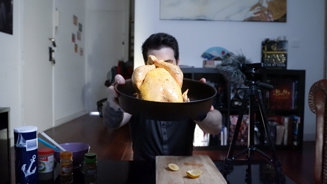 COOKING ASMR - Жареная курица 🍗