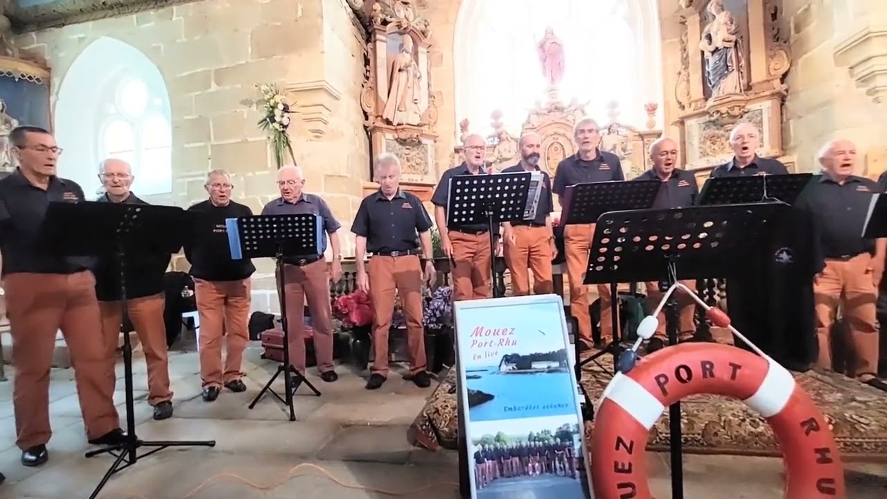 Les Mouez Port Rhu de Douarnenez à la chapelle St Pierre de Plogonnec le 06 aout 2023