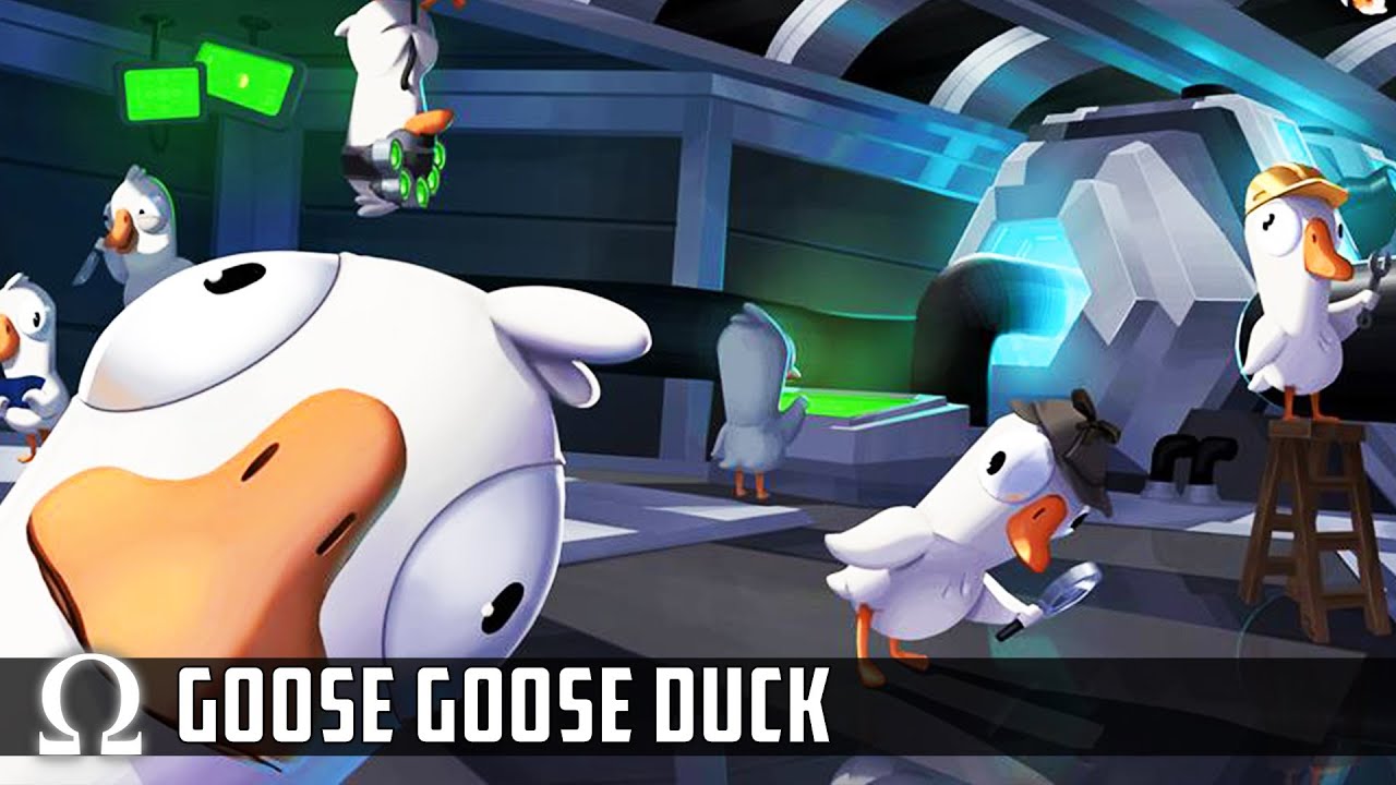 One FOWL Among Us GAME! | Goose Goose Duck (16 player LOBBIES!)