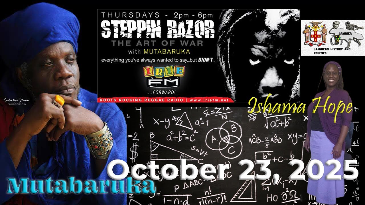 Mutabaruka - Steppin' Razor(October 23, 2025) Mathematics provides solutions in life, use it.