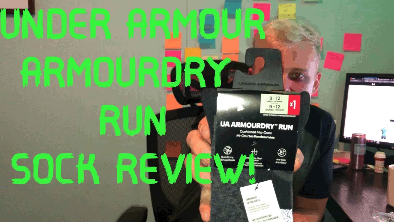 UA Armour Dry Run Socks REVIEW! + UNBOXING