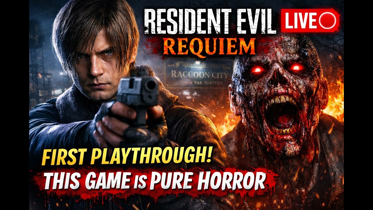 Resident Evil Requiem LIVE 🔴 First Playthrough | This Game Is Pure Horror