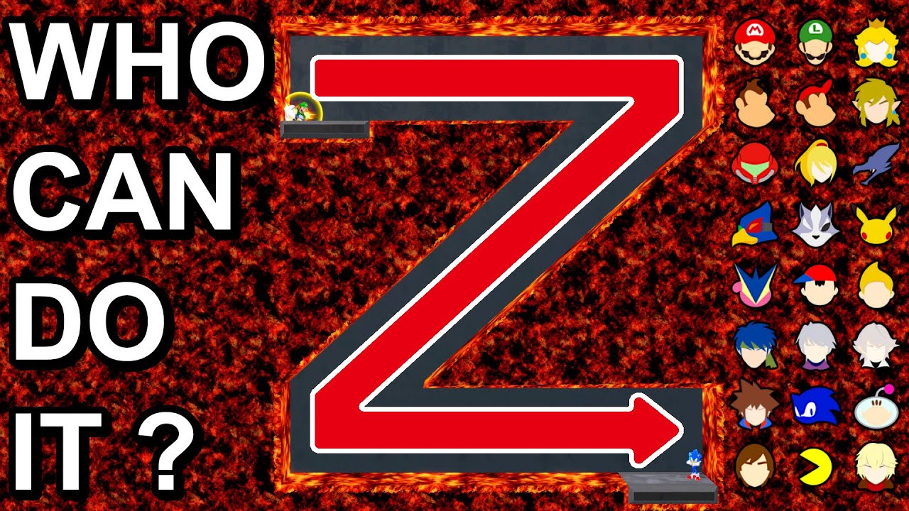 Who Can Make It? Lava Z Tunnel  - Super Smash Bros. Ultimate