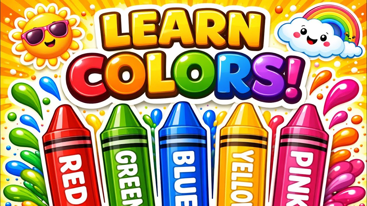 Learn Colors for Kids | Red Blue Green | Preschool Learning