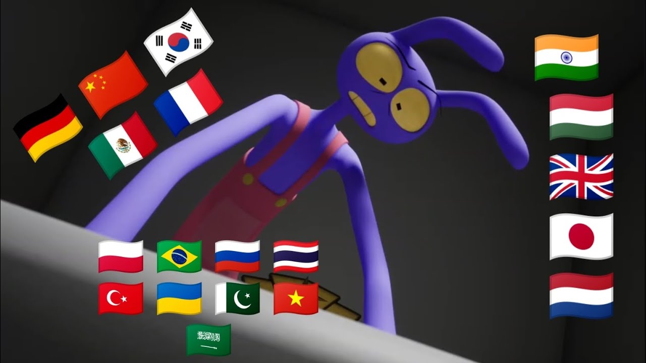 Jax laughing maniacally in different languages: The Amazing Digital Circus – Episode 7