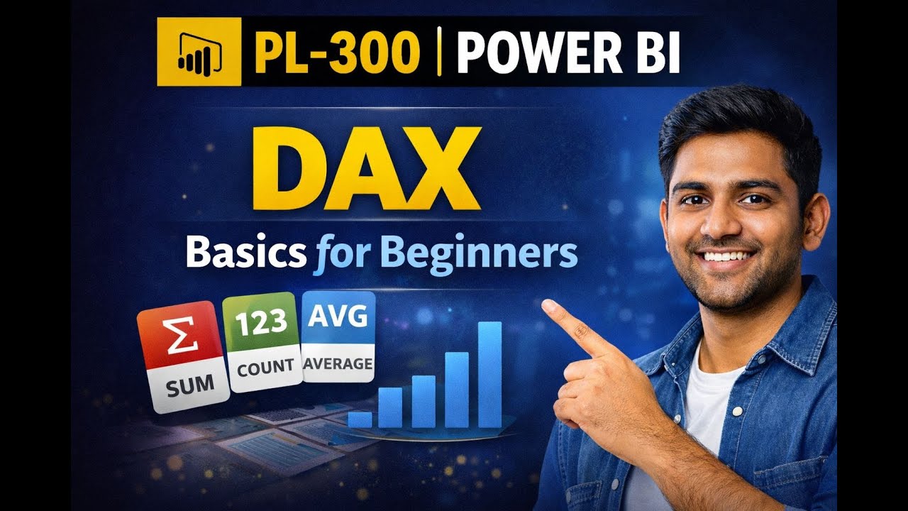 PL-300 Power BI | DAX Basics for Beginners | Start DAX the Right Way(4th)