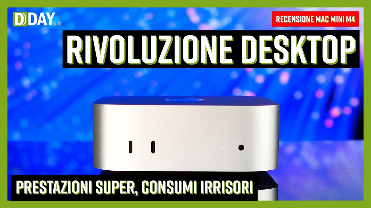 Recensione Mac Mini con M4: prestazioni altissime con consumi irrisori. Rivoluzione desktop