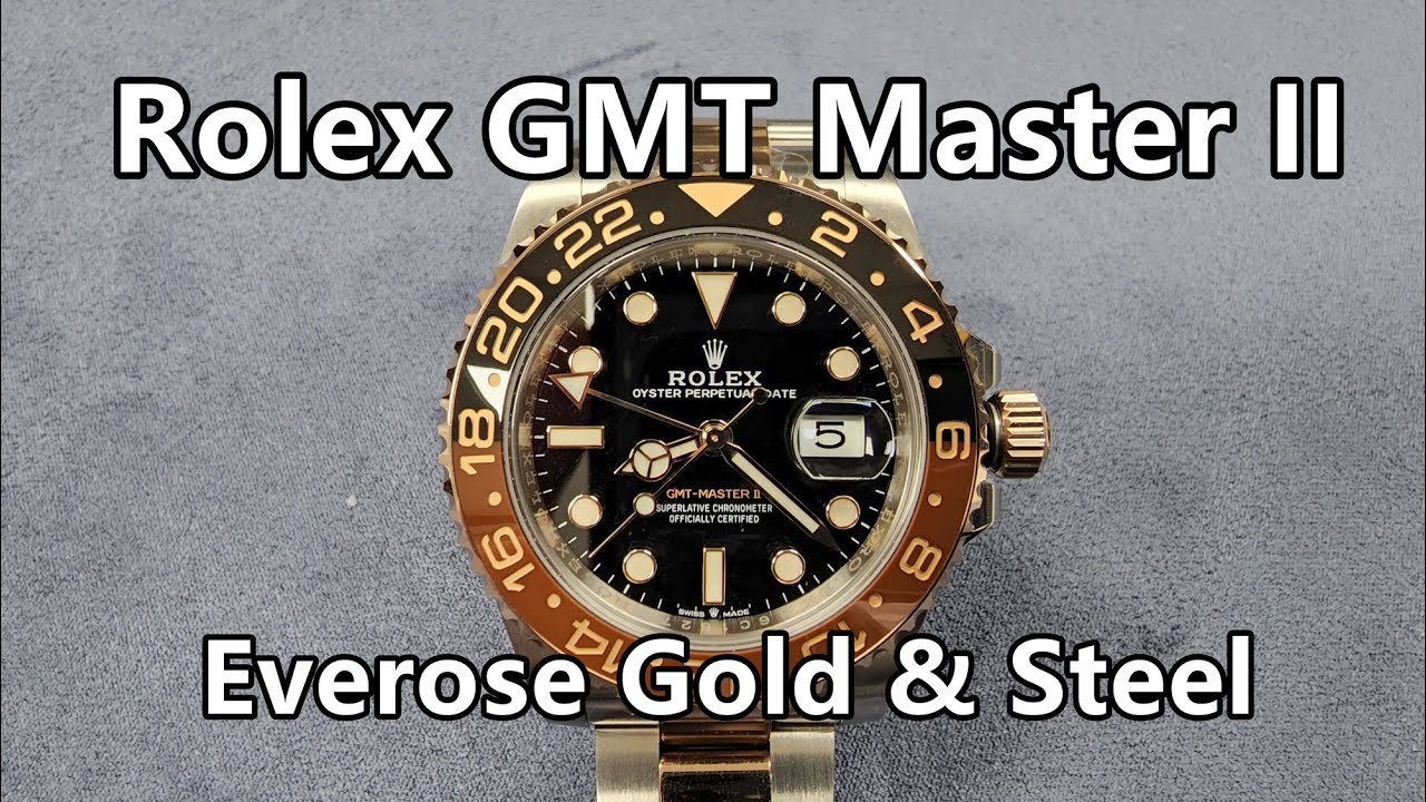 Rolex GMT Master II Everose Gold and Steel, Best 2-Tone Rolex?