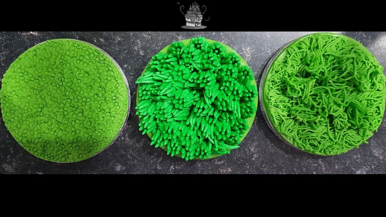 Edible Grass Techniques for Cakes