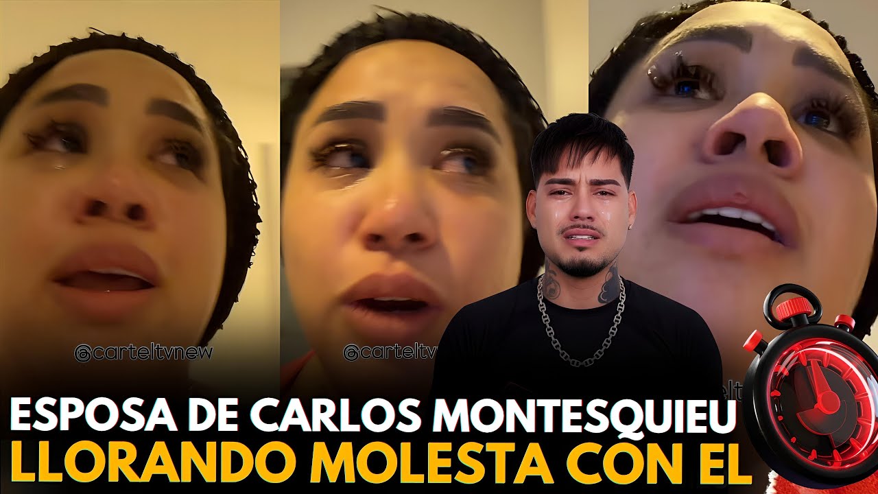 YOHANNY ESPOSA DE CARLOS MONTESQUIEU LLORA DESCONSOLADA Y SALE PARA LA CASA DE ALOFOKE HABLAR CON EL