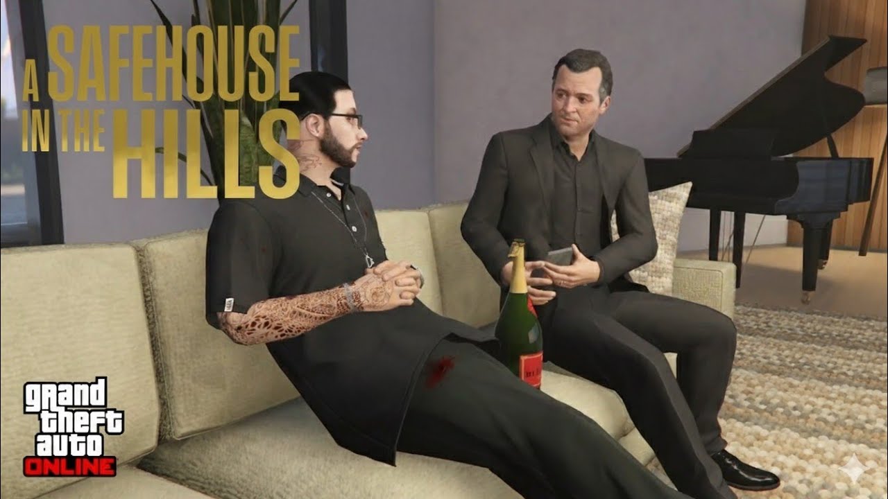 Jogando Com O Michael - Safehouse In The Hills DLC - Grand Theft Auto Online 