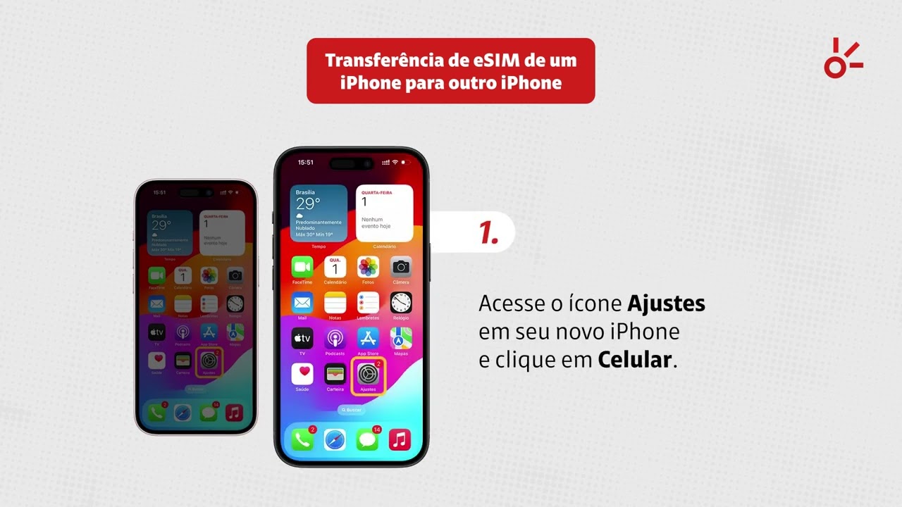 Conheça a transferência rápida de eSIM no seu iPhone | Claro