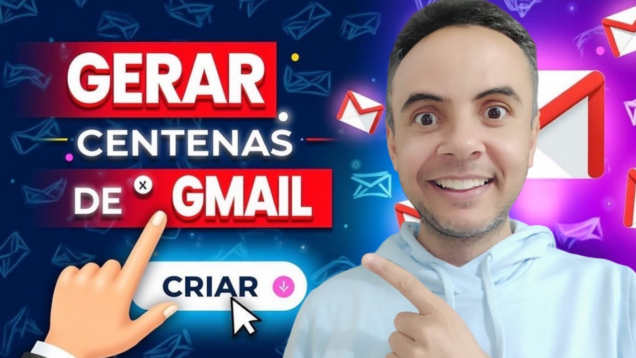 GERADOR DE GMAIL | COMO CRIAR CENTENAS DE GMAIL GRATUITO | CRIAR GMAIL TEMPORARIO